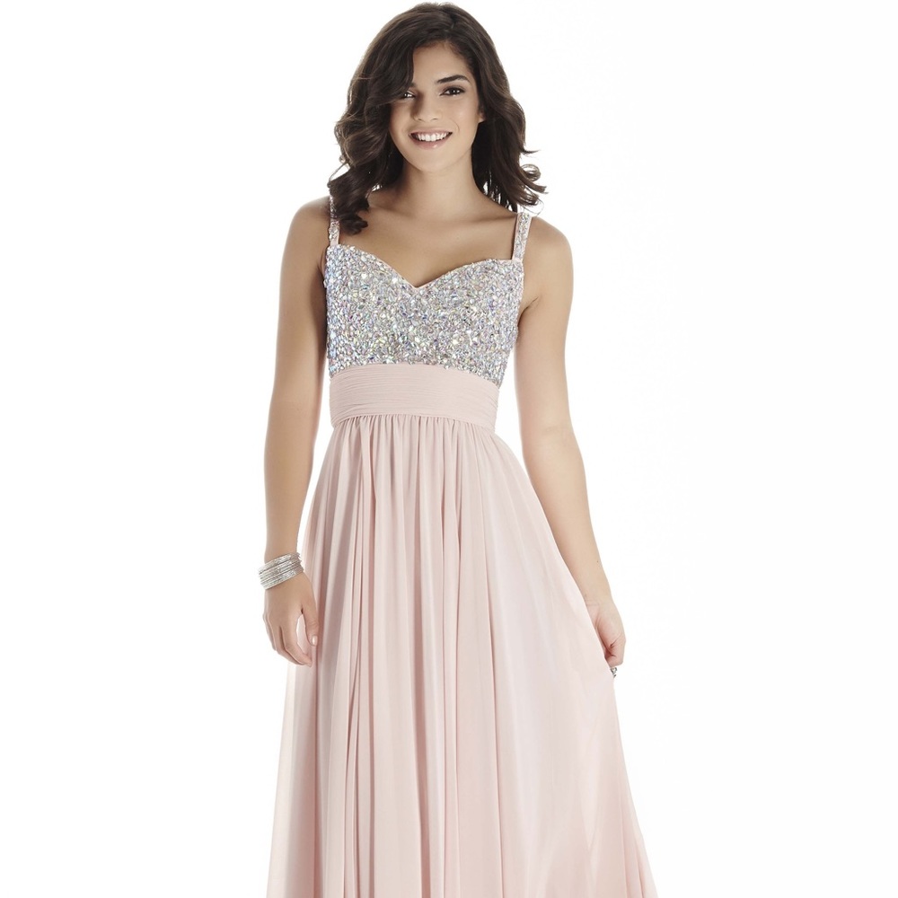 Sleeveless Beaded Gown - Picture 2 of 3